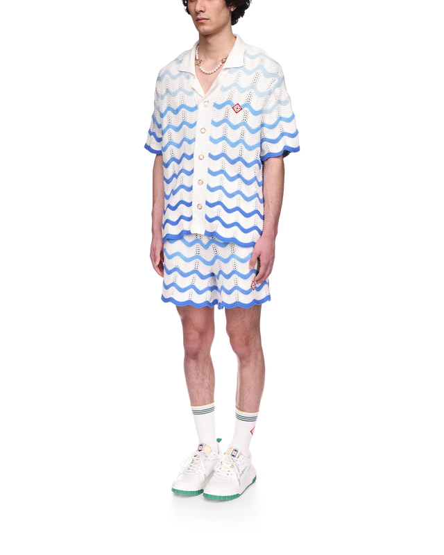 Casablanca Wavy Gradient Crochet Shirt | Casablanca Paris
