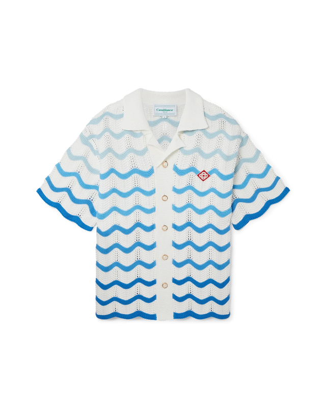 casablanca Wavy Gradient Crochet Shirt | Casablanca Paris