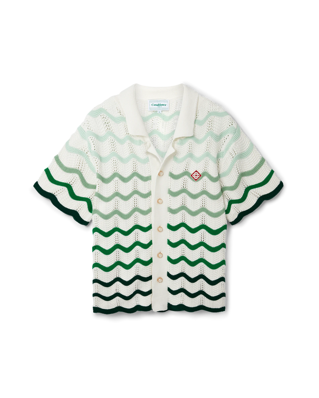 casablanca Wavy Gradient Crochet Shirt | Casablanca Paris