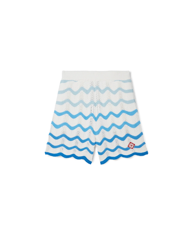casablanca Wavy Gradient Crochet Shorts | Casablanca Paris