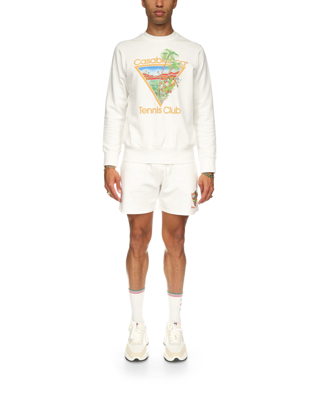 Casablanca White Tennis Club Icon Sweatshort | Casablanca Paris