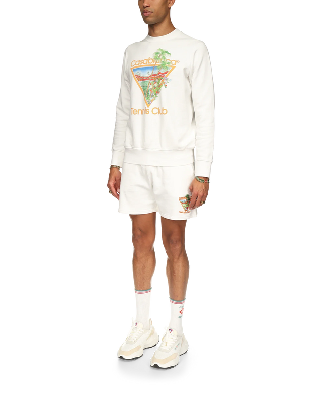 Casablanca White Tennis Club Icon Sweatshort | Casablanca Paris