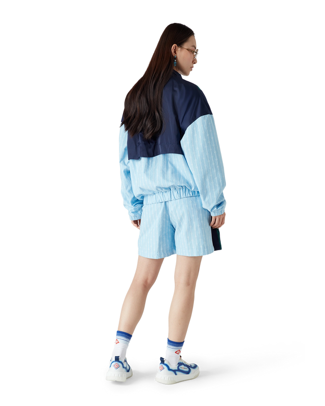 Casablanca Women's Court Blue Fade Sneaker | Casablanca Paris