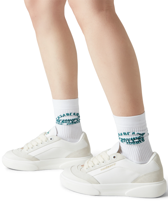 Casablanca Women's Del Mar White Sneaker | Casablanca Paris