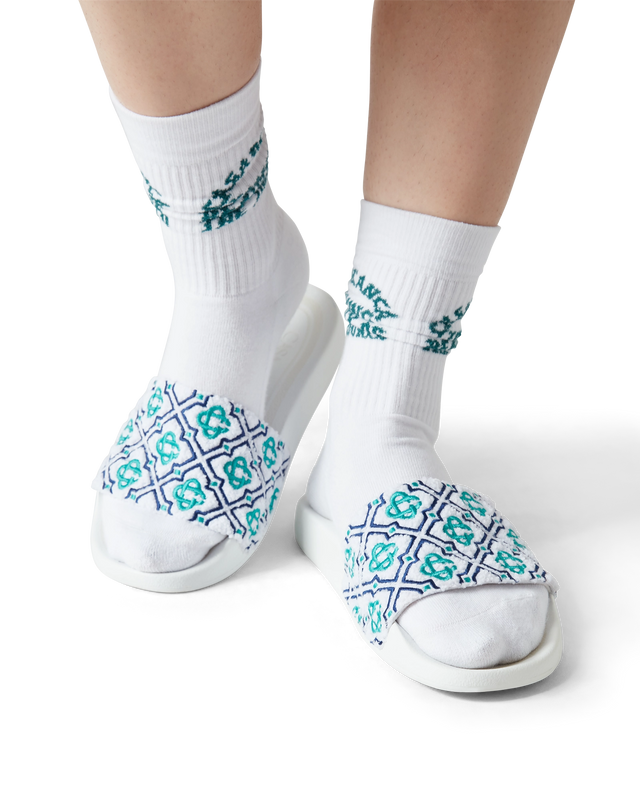 Casablanca Women's Monogram Towelling Slider | Casablanca Paris