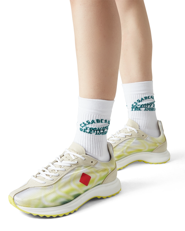 Casablanca Women's Stade Green Sneaker | Casablanca Paris