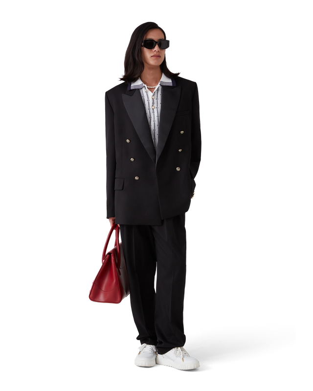 Casablanca Wool Five Pleat Tailored Trousers | Casablanca Paris