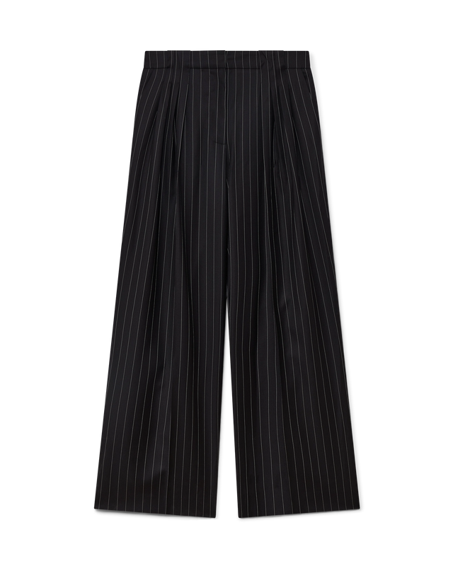 casablanca Wool Pinstripe Triple Pleat Tailored Trousers | Casablanca Paris