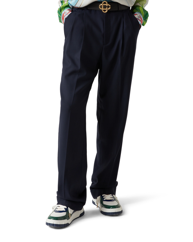 Casablanca Wool Tailored Pleated Trousers | Casablanca Paris