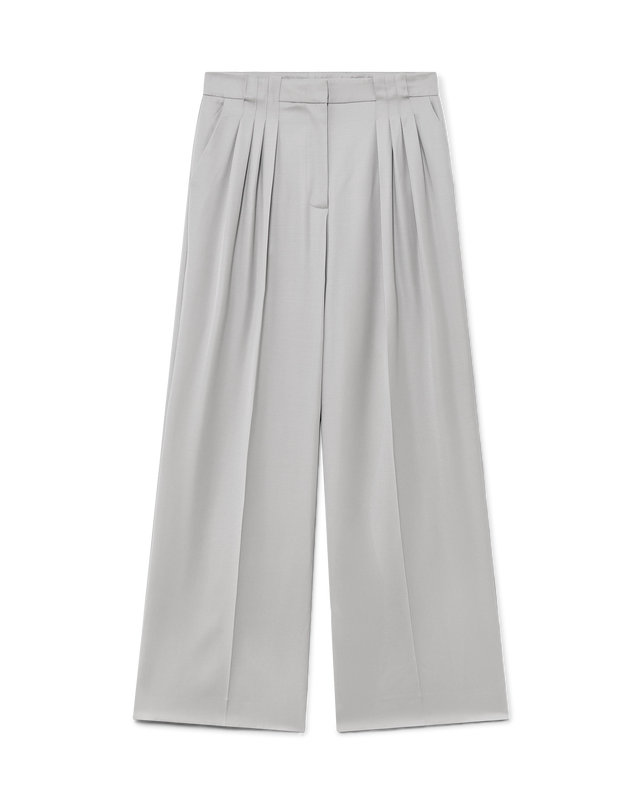 casablanca Wool Triple Pleat Tailored Trousers | Casablanca Paris