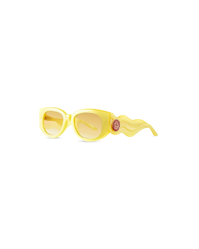casablanca Yellow & Gold The Memphis Sunglasses– Casablanca