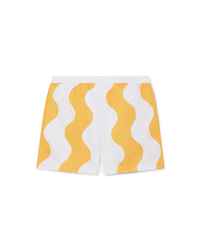 Casablanca Yellow Memphis Wave Swim Trunks | Casablanca Paris