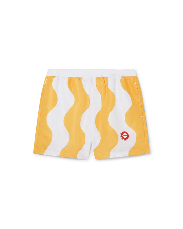 casablanca Yellow Memphis Wave Swim Trunks | Casablanca Paris