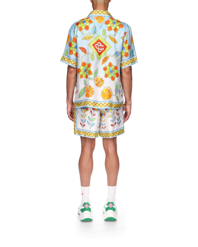 Casablanca Yoruba Flowers Silk Shirt | Casablanca Paris