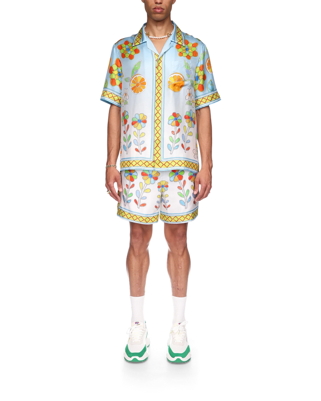 Casablanca Yoruba Flowers Silk Shirt | Casablanca Paris