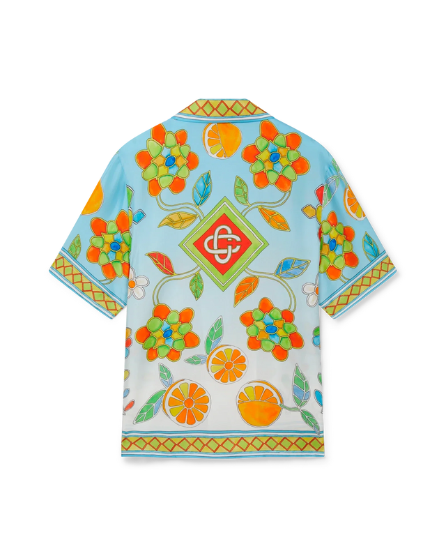 casablanca Yoruba Flowers Silk Shirt | Casablanca Paris