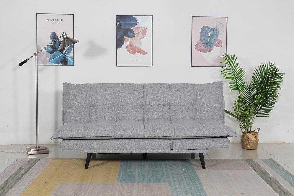 Casamia 3 Position PILLOWTOP Futon - Light Or Dark Gray | Casamia Furniture