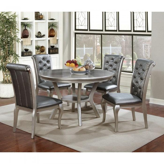 casamia AM3219 - 5Pc Dining Set - Champagne | Casamia Furniture