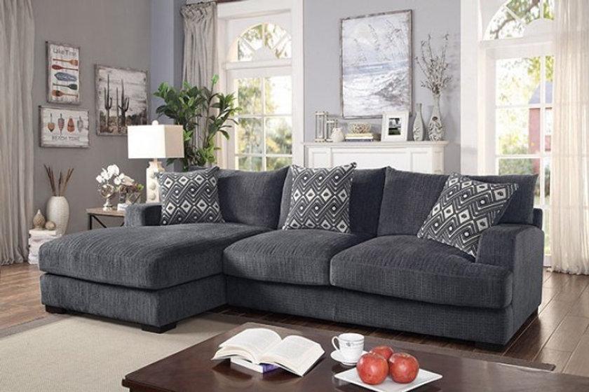 casamia AM6587 - Left Facing Sectional - Gray Chenille | Casamia Furniture casamia AM6587 - Left Facing Sectional - Gray Chenille | Casamia Furniture