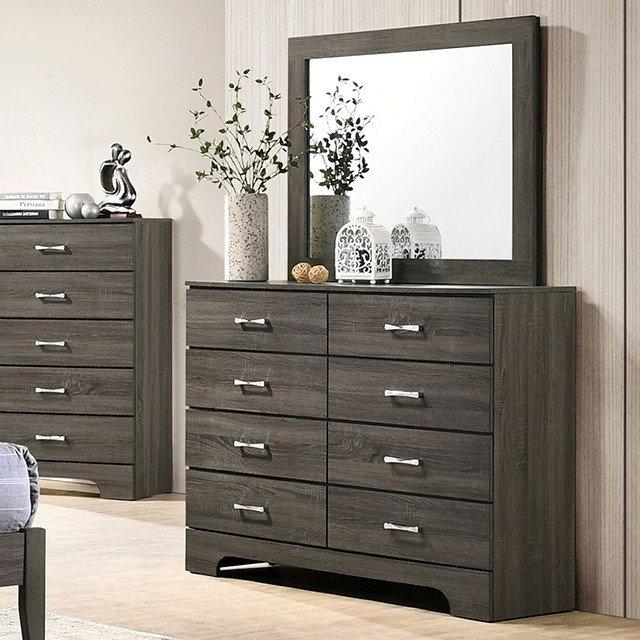 casamia AM7415 - Dresser and Mirror - Gray | Casamia Furniture