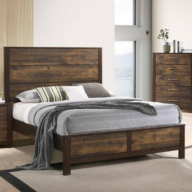 casamia RUSTIC 2 TONE PANEL BED | Casamia Furniture
