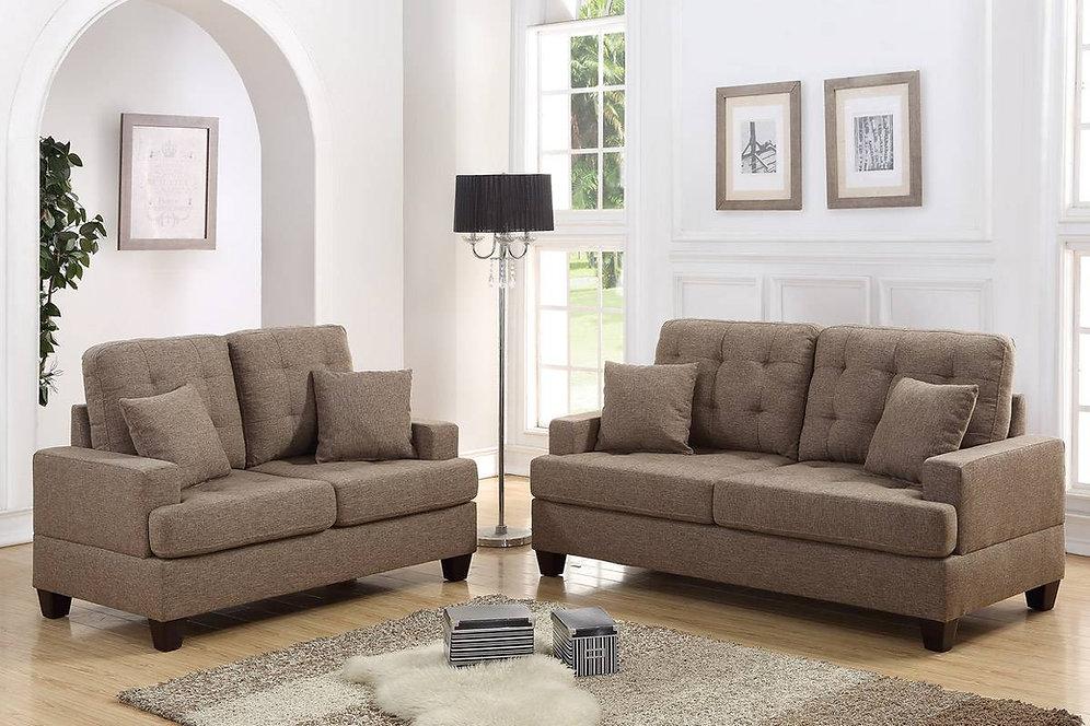 casamia DX6501 - Sofa and Loveseat - Coffee | Casamia Furniture