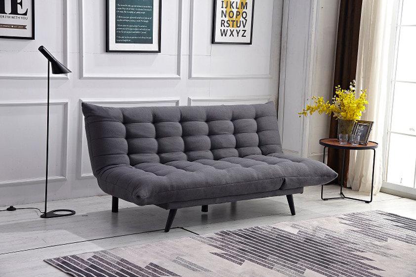 Casamia GRAY FABRIC FUTON - TWO WAY FOLD | Casamia Furniture
