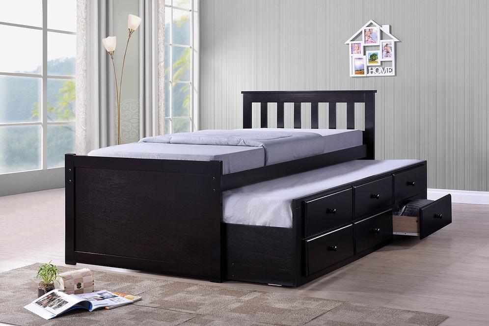 casamia MAYA Twin Bed with Trundle and Storage | Casamia Furniture