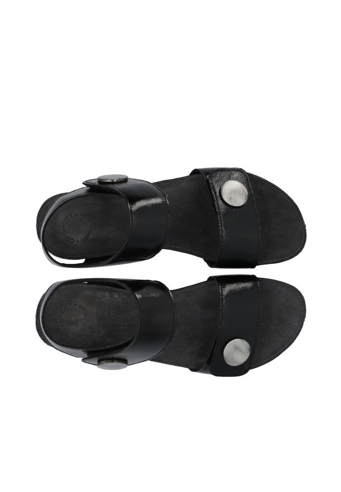 Ca'shott CASAVA SANDAL PATENT LEATHER - Black