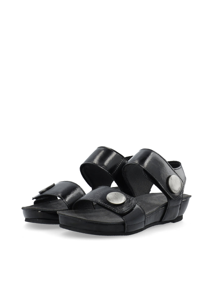 Ca'shott CASAVA SANDAL PATENT LEATHER - Black