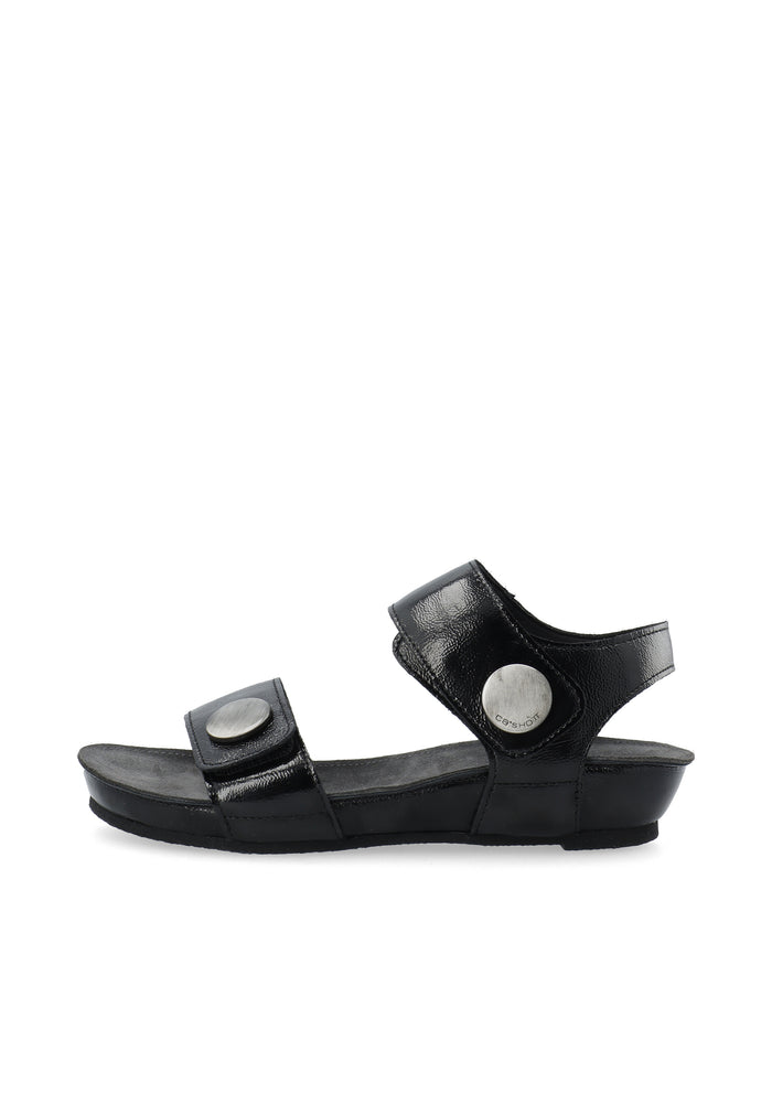 ca'shott CASAVA SANDAL PATENT LEATHER - Black