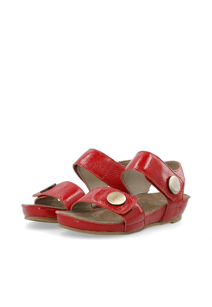 Ca'shott CASAVA SANDAL PATENT LEATHER - Red