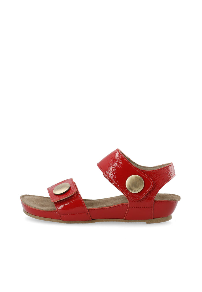 ca'shott CASAVA SANDAL PATENT LEATHER - Red