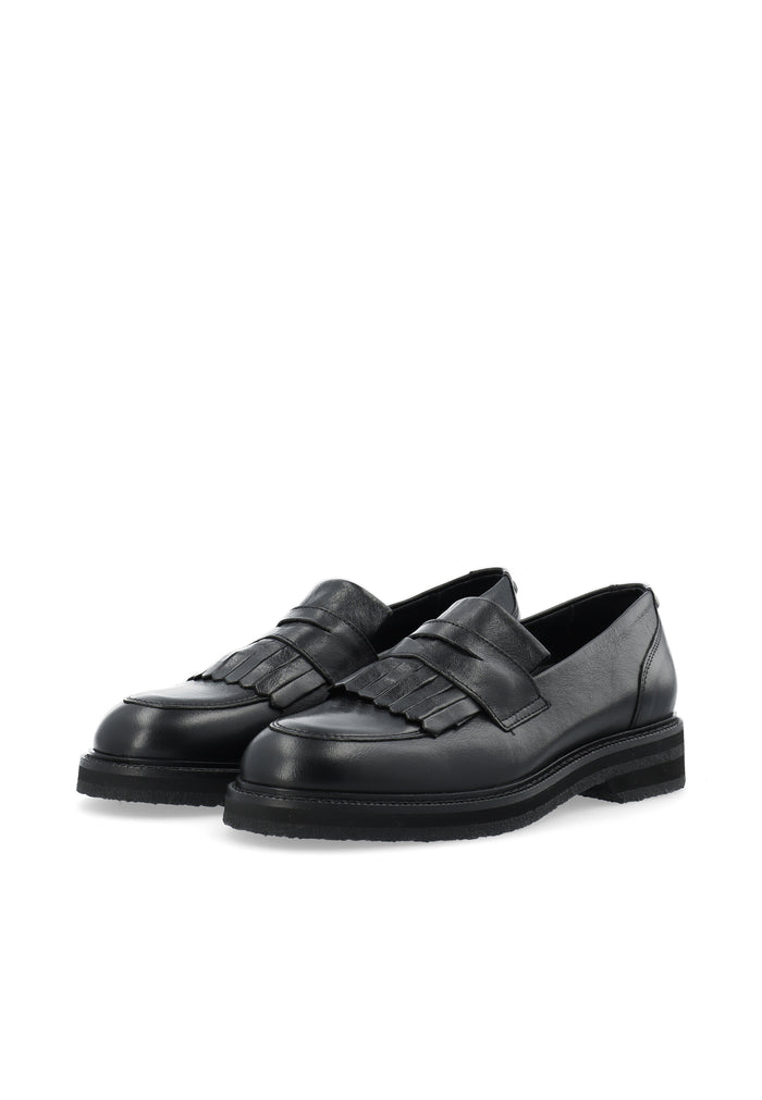 Ca'shott CASBETTY LOAFER FRINGES - Black