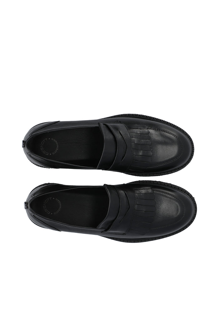 Ca'shott CASBETTY LOAFER FRINGES - Black