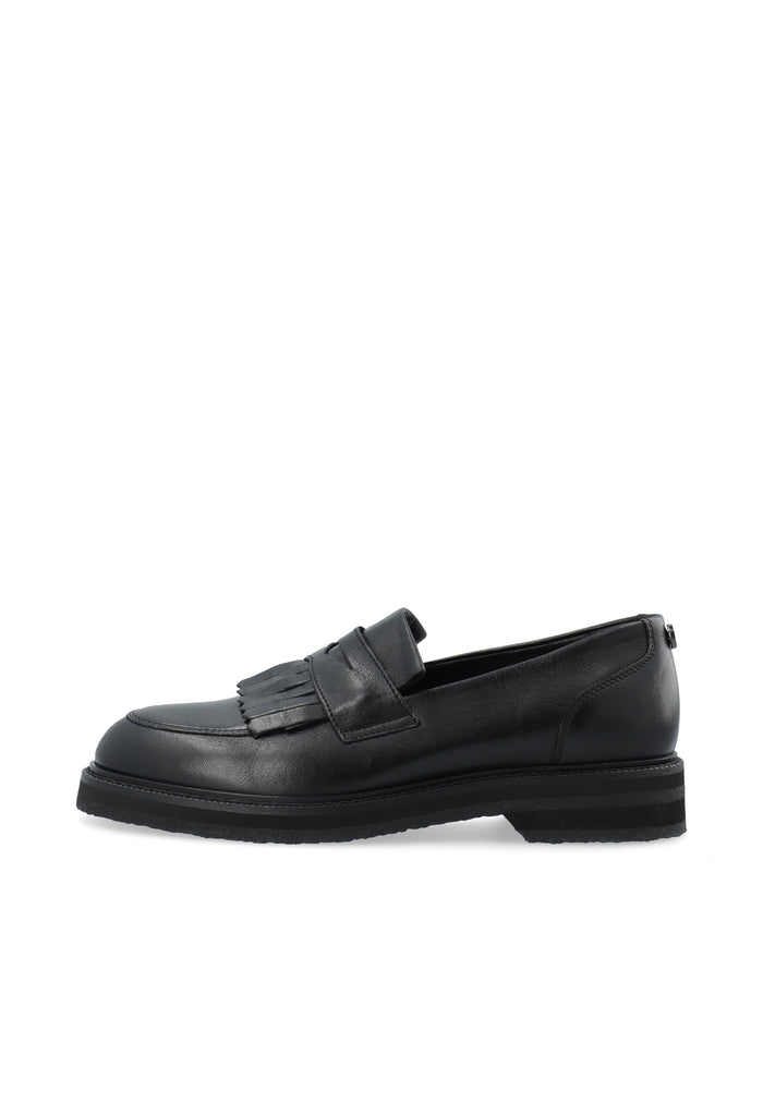 ca'shott CASBETTY LOAFER FRINGES - Black