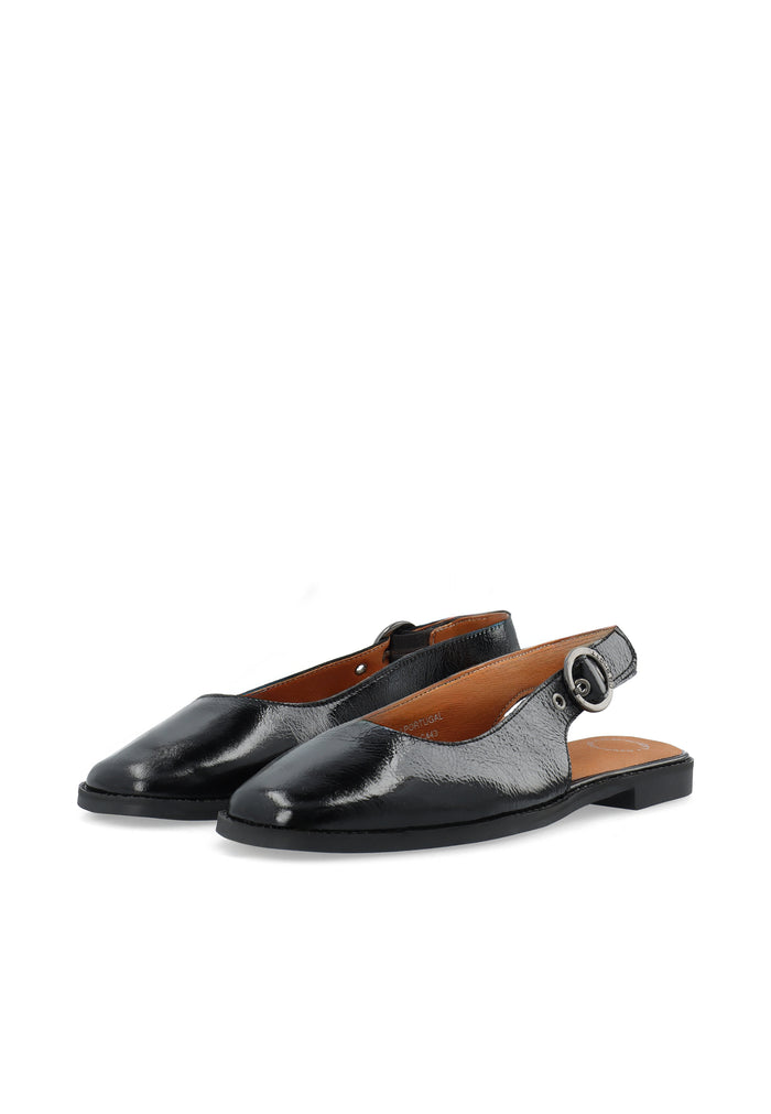 Ca'shott CASDIANA PATENT SLING BACK - Black