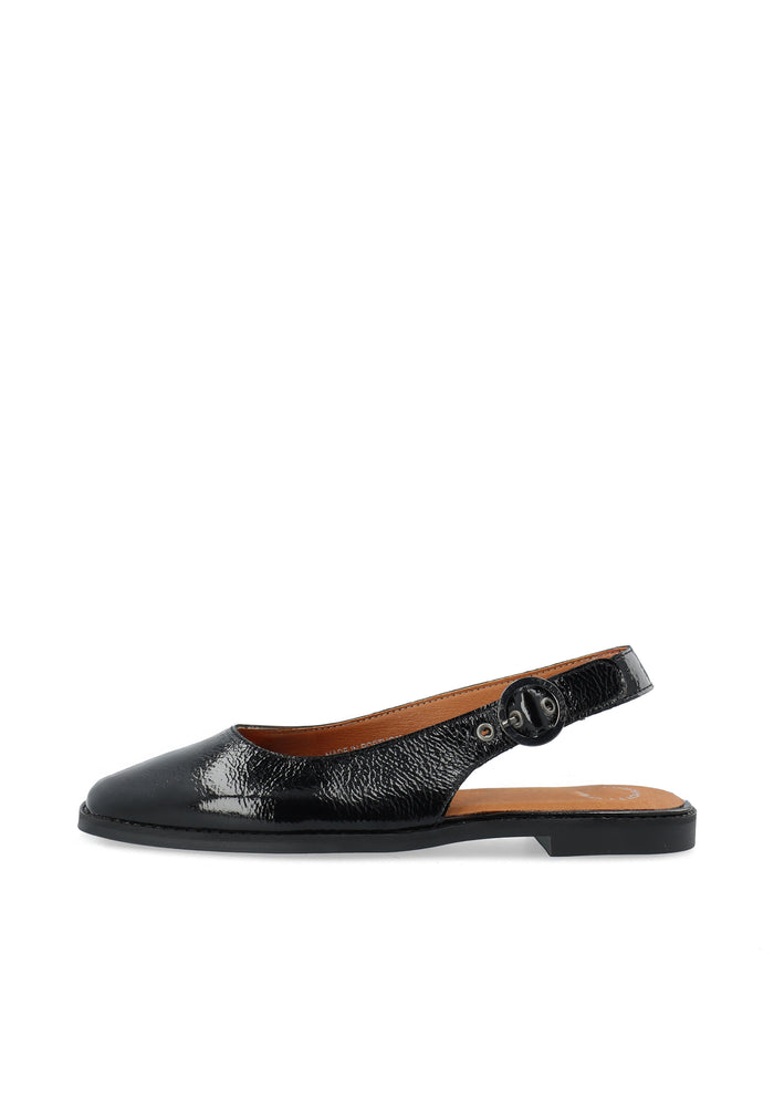 ca'shott CASDIANA PATENT SLING BACK - Black