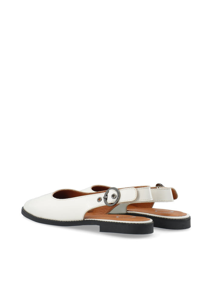 Ca'shott CASDIANA PATENT SLING BACK - Off White