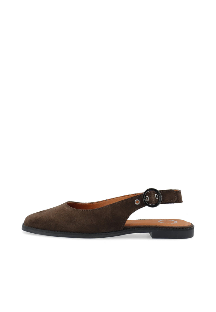 ca'shott CASDIANA SLING BACK SUEDE - Brown