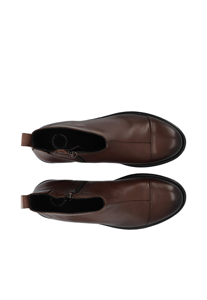 Ca'shott CASEMMA ZIP BOOT - Dark Brown