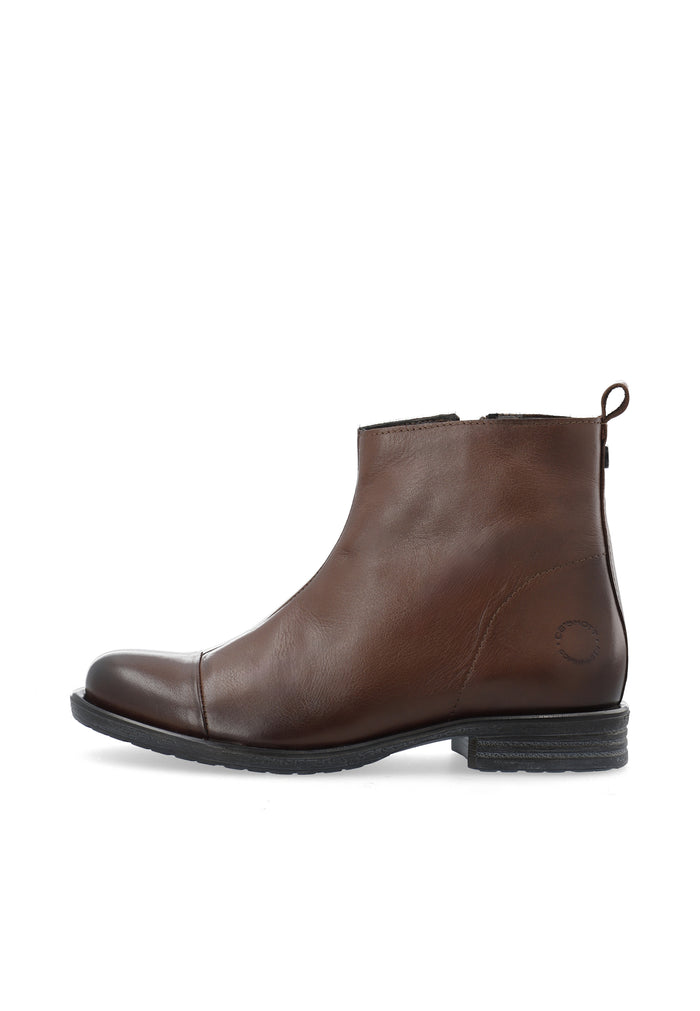 ca'shott CASEMMA ZIP BOOT - Dark Brown