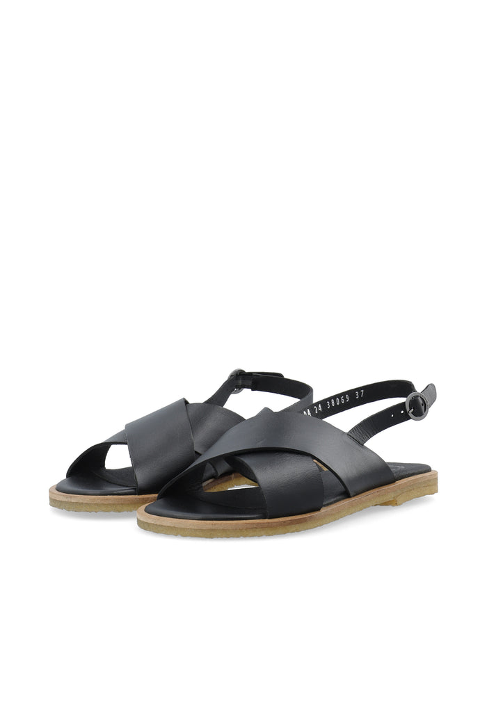 Ca'shott CASGITTA CROSS SANDAL - Black