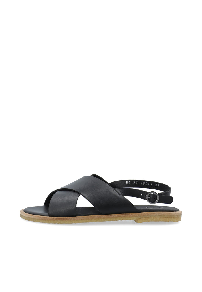 ca'shott CASGITTA CROSS SANDAL - Black