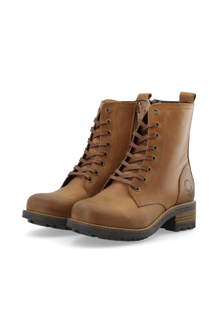 Ca'shott CASKARLA LACE UP BOOT - Bison