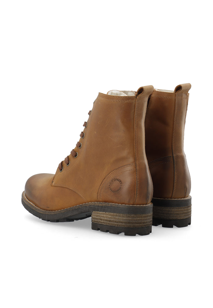 Ca'shott CASKARLA LACE UP BOOT - Bison