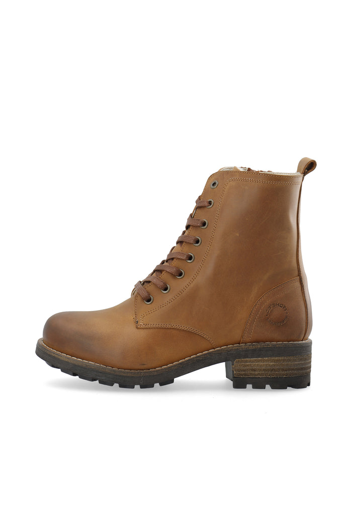 ca'shott CASKARLA LACE UP BOOT - Bison