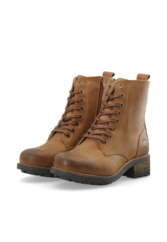 Ca'shott CASKARLA LACE UP BOOT - Bison
