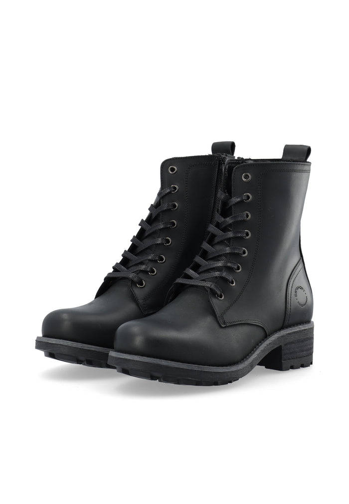Ca'shott CASKARLA LACE UP BOOT - Black