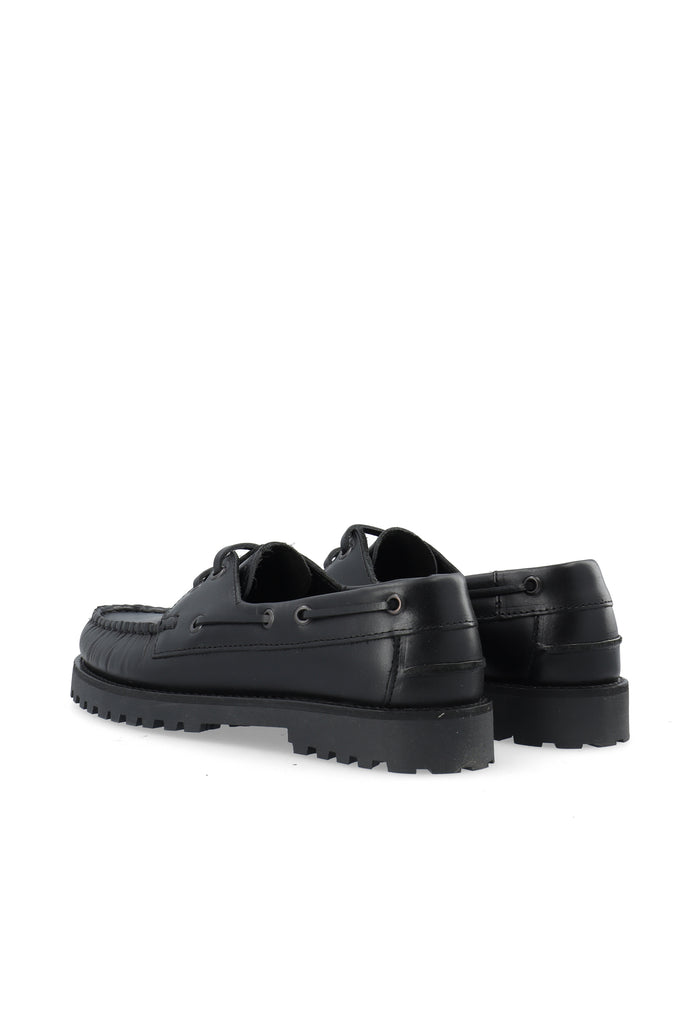Ca'shott CASLENA BOAT SHOE - Black/Black